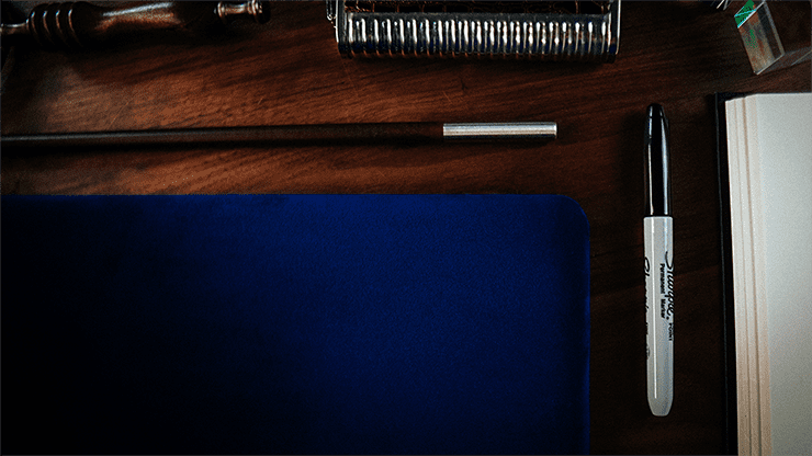 (image for) Suede Leather Medium Pad (Blue) by TCC - Trick - Click Image to Close