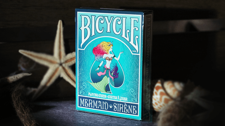 (image for) Mermaid Playing Cards (Turquoise) by US Playing Card Co - Click Image to Close
