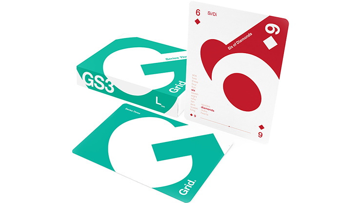(image for) Grid Series Three - Typographic Playing Cards - Click Image to Close