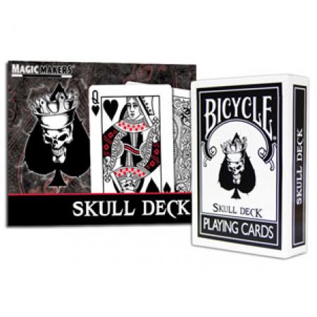 (image for) Bicycle The Skull Deck Playing Cards by Magic Makers - Click Image to Close