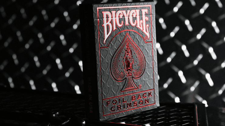(image for) Bicycle Rider Back Crimson Luxe (Red) Version 2 by US Playing Card Co - Click Image to Close