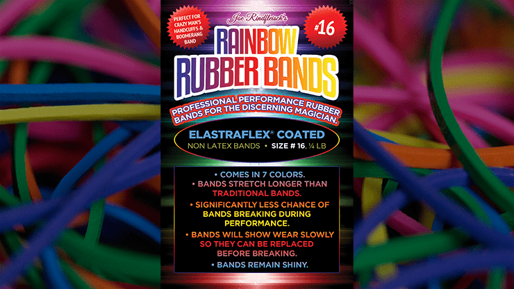 (image for) Joe Rindfleisch's SIZE 16 Rainbow Rubber Bands (Combo Pack) - Trick - Click Image to Close