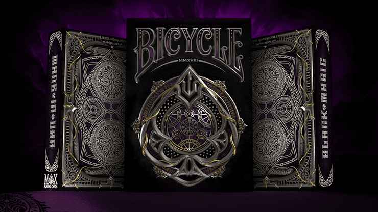 (image for) Limited Edition Bicycle Black Magic Playing Cards - Click Image to Close