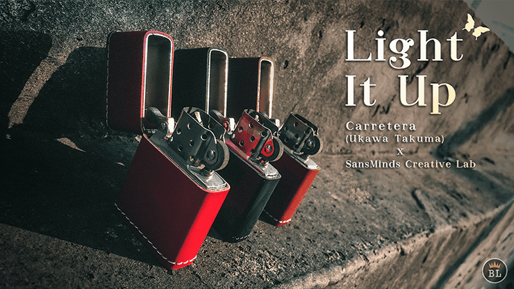 (image for) Limited Edition Light It Up Vigor Maroon (Gimmicks and Online Instructions) by SansMinds - Trick - Click Image to Close