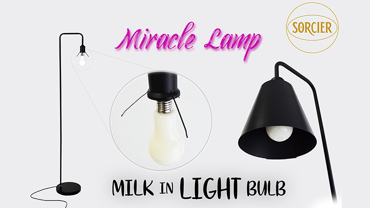 (image for) Miracle Lamp Milk in Light Bulb with Remote STAGE by Sorcier Magic - Trick - Click Image to Close