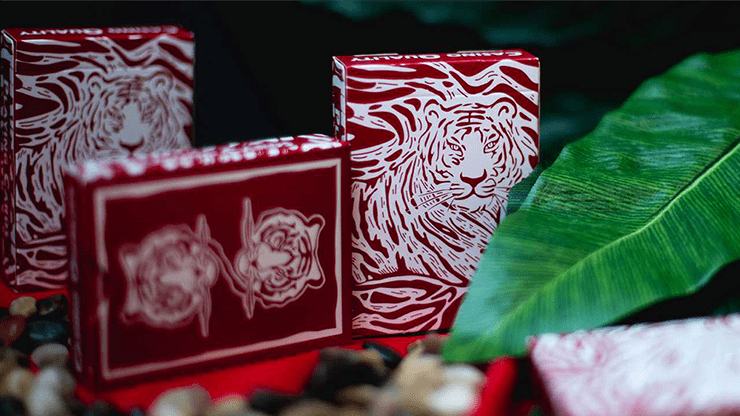 (image for) The Hidden King Red Luxury Edition Playing Cards by BOMBMAGIC - Click Image to Close