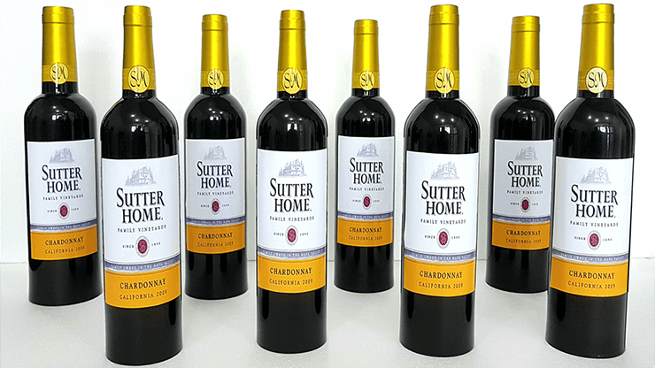 (image for) Multiplying Wine Bottles (8/YELLOW) by Tora Magic - Trick - Click Image to Close
