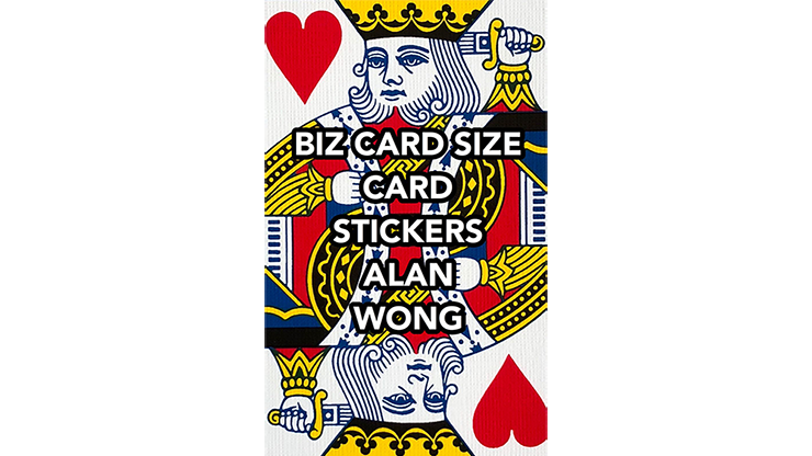 (image for) Business Card Stickers by Alan Wong - Trick - Click Image to Close