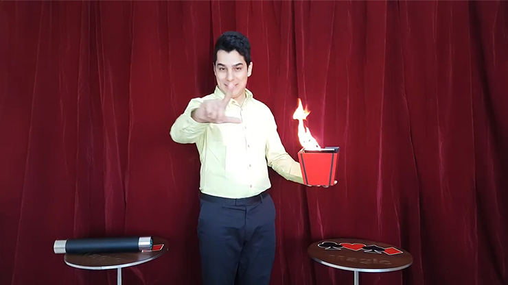 (image for) Fire to Colorful Vases (4 Times) by Tora Magic - Trick - Click Image to Close
