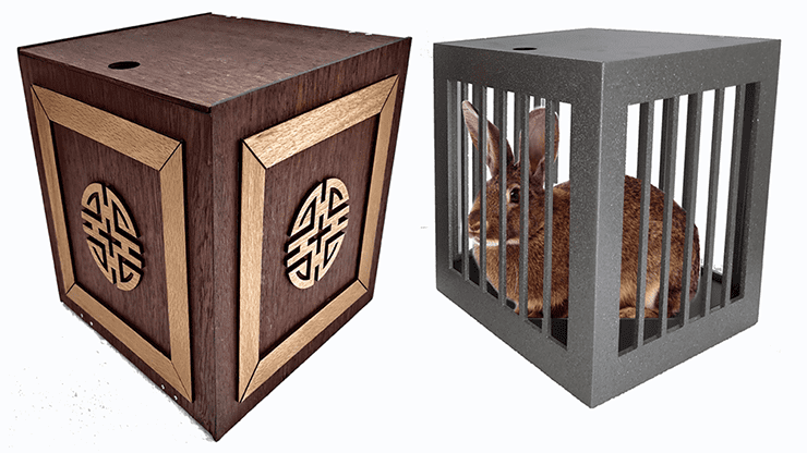 (image for) Vanishing and Appearing Dove Cage in a Cube (Wooden) by Tora Magic - Trick - Click Image to Close