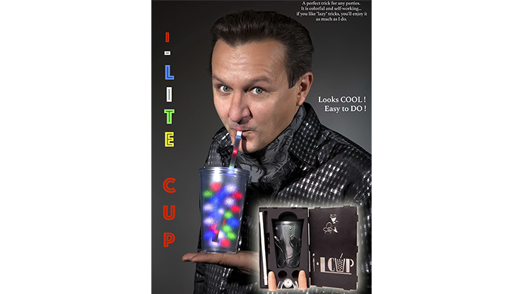 (image for) I-Lite Cup V2 (Red) by Victor Voitko (Gimmick and Online Instructions) - Trick - Click Image to Close