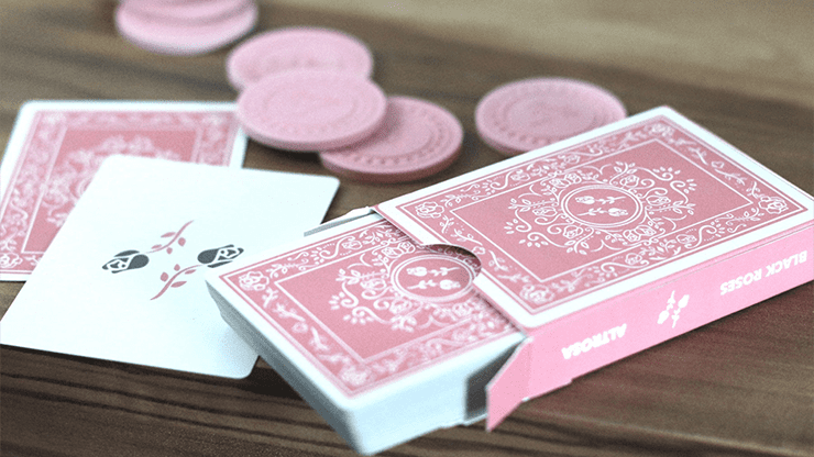 (image for) Black Roses Altrosa Playing Cards - Click Image to Close