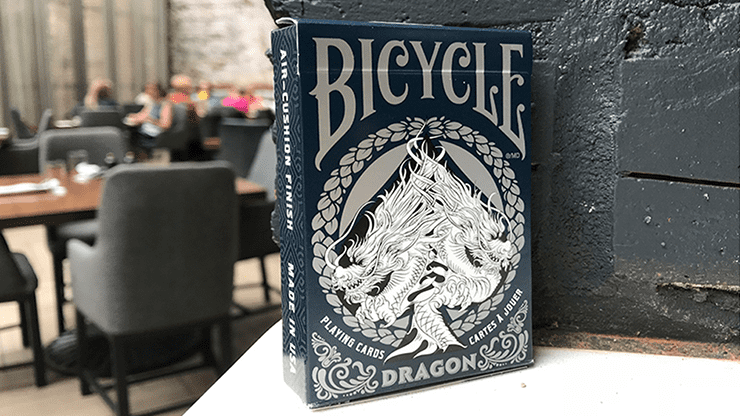 (image for) Bicycle Dragon Playing Cards (Blue) by USPCC - Click Image to Close