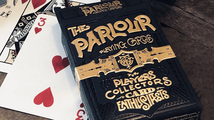 (image for) Limited Edition The Parlour Playing Cards (Black Variant) - Click Image to Close