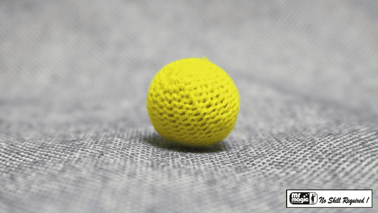 (image for) Crochet Ball .75 inch Single (Yellow) by Mr. Magic - Trick - Click Image to Close