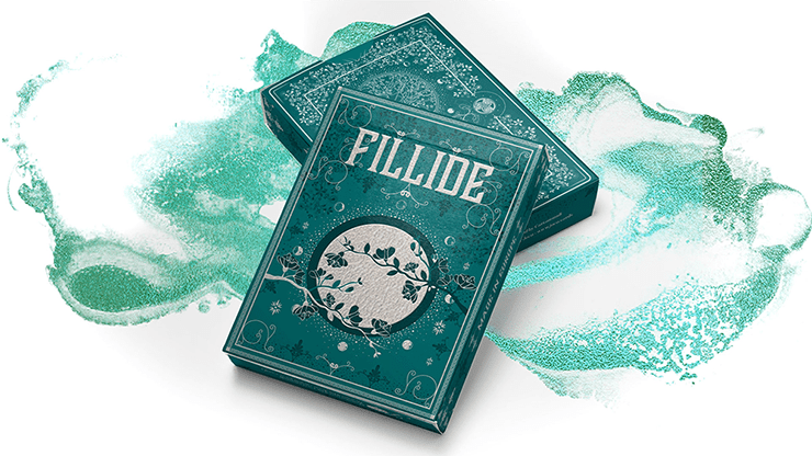 (image for) Fillide: A Sicilian Folk Tale Playing Cards (Acqua) by Jocu - Click Image to Close