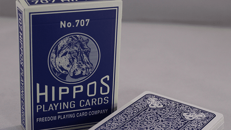 (image for) No.707 Hippos Playing Cards - Click Image to Close
