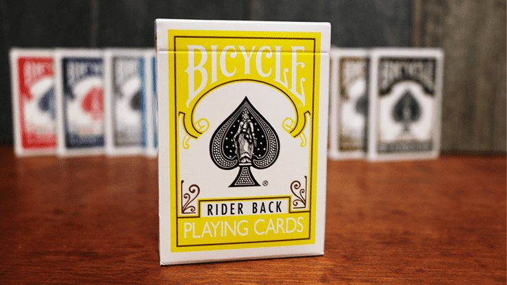 (image for) Bicycle Yellow Playing Cards by US Playing Cards Co - Click Image to Close