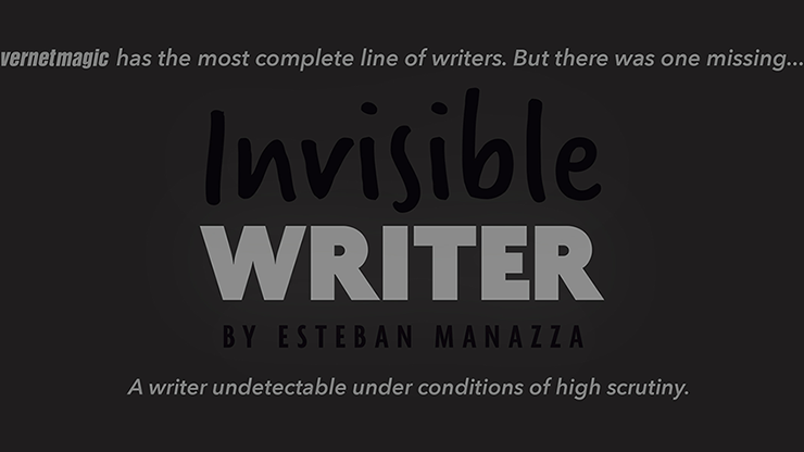 (image for) Invisible Writer (Grease Lead) by Vernet - Trick - Click Image to Close