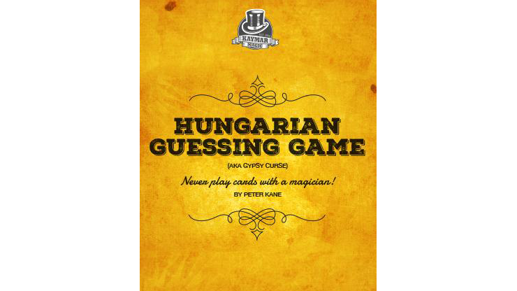 (image for) Hungarian Guessing Game AKA Gypsy Curse (Gimmicks and Online Instructions) by Kaymar Magic - Trick - Click Image to Close
