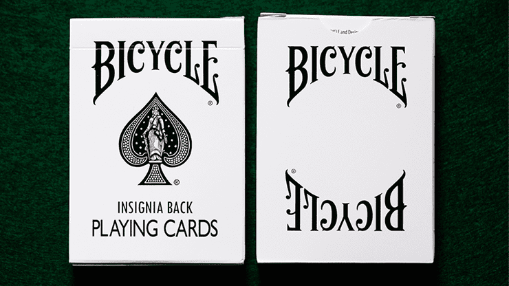 (image for) Bicycle Insignia Back (White) Playing Cards - Click Image to Close