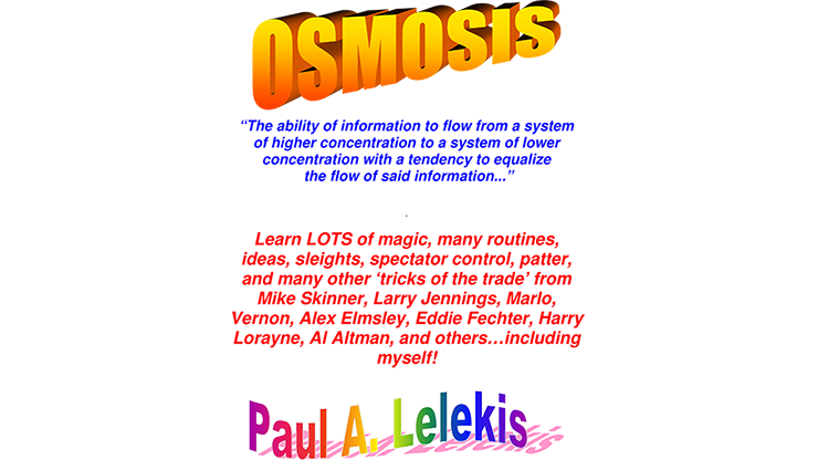 (image for) OSMOSIS I - Paul A. Lelekis Mixed Media DOWNLOAD