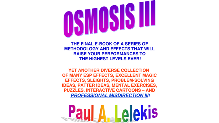 (image for) OSMOSIS III - Paul A. Lelekis Mixed Media DOWNLOAD