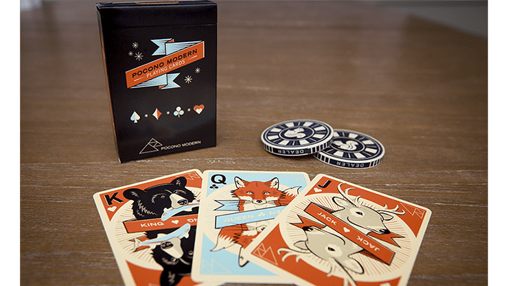 (image for) Woodland (black) Playing Cards - Click Image to Close