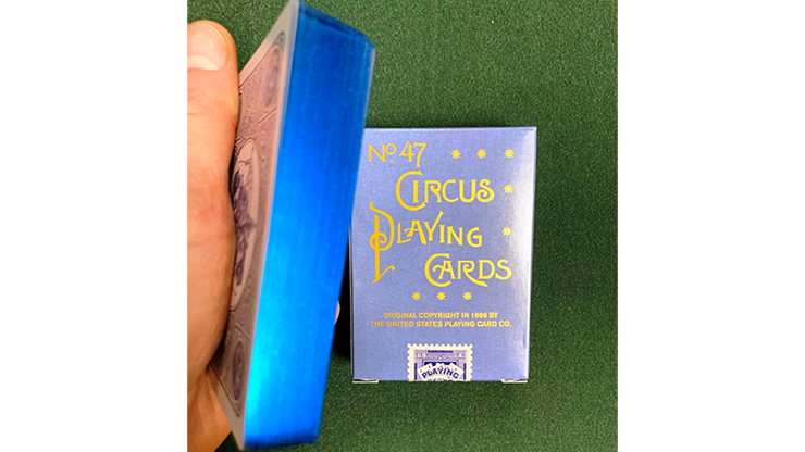 (image for) Circus No. 47 (Blue Gilded) Playing Cards - Click Image to Close