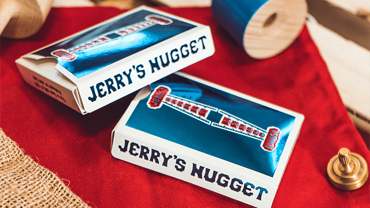 (image for) Vintage Feel Jerry's Nuggets (Blue Foil) Playing Cards - Click Image to Close