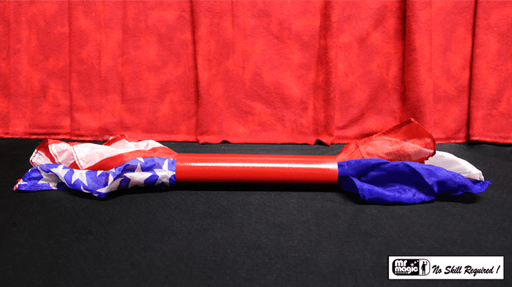 (image for) Blowing Blendo (U.S. Flag) by Mr. Magic - Trick - Click Image to Close