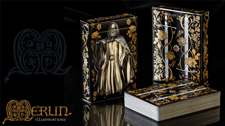 (image for) Merlin Illuminations Playing Cards by Art Playing Cards - Click Image to Close