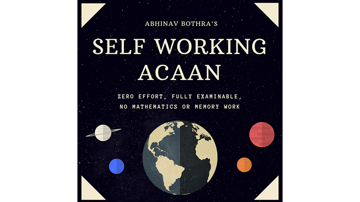 (image for) Self-Working ACAAN by Abhinav Bothra Mixed Media DOWNLOAD - Click Image to Close