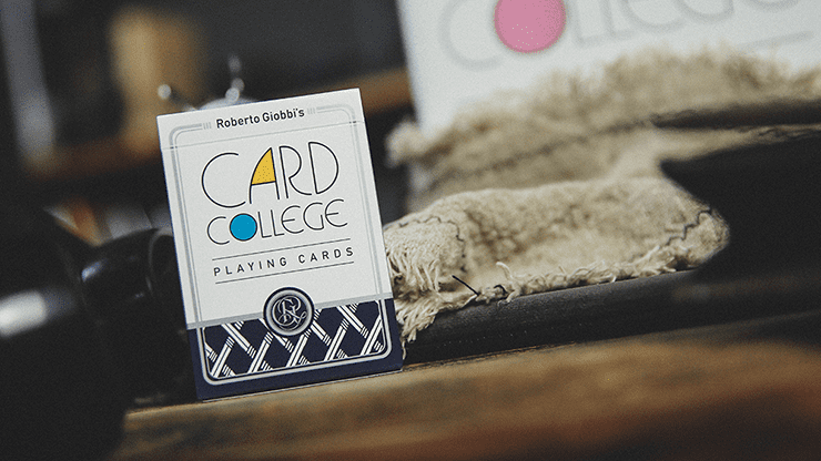 (image for) Card College (Blue) Playing Cards by Robert Giobbi and Ark Playing Cards - Click Image to Close