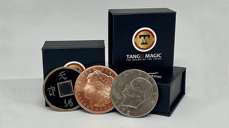 (image for) Triple TUC (Tango Ultimate Coin) (D0203)Tricolor with Online Instructions by Tango - Trick - Click Image to Close