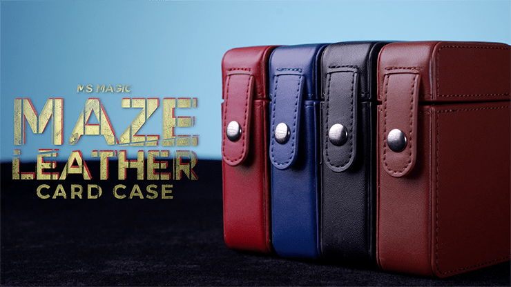 (image for) MAZE Leather Card Case (Red) by Bond Lee - Trick - Click Image to Close