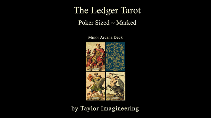 (image for) Ledger Minor Arcana Deck Poker Sized (1 Deck and Online Instructions) by Taylor Imagineering - Click Image to Close
