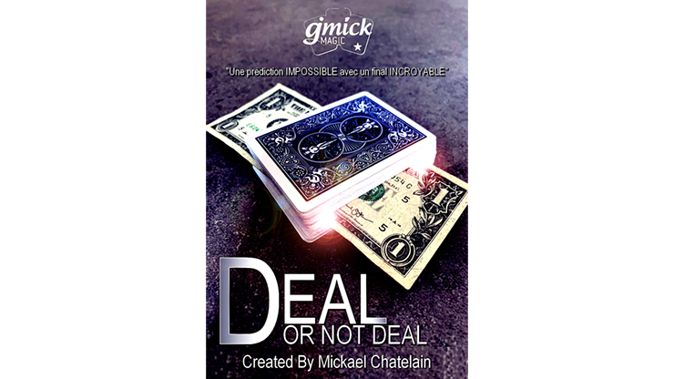 (image for) DEAL OR NOT DEAL Red (Gimmick and Online Instructions) by Mickael Chatelain - Trick - Click Image to Close