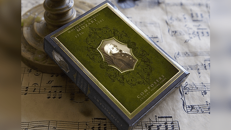 (image for) Wolfgang Amadeus Mozart (Composers) Playing Cards - Click Image to Close