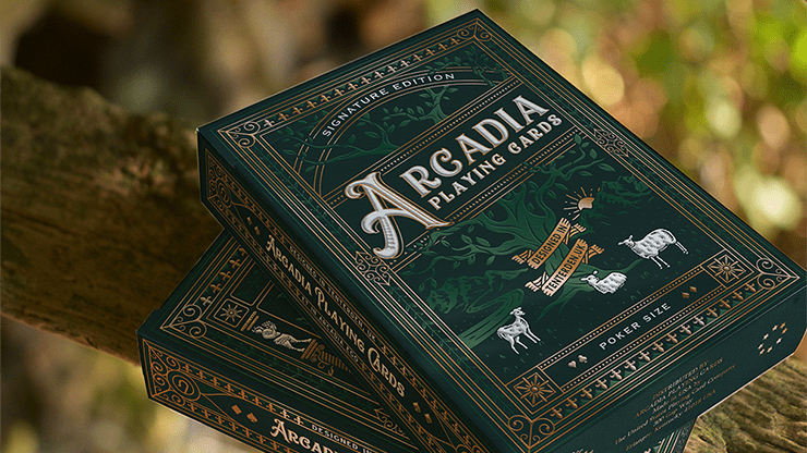 (image for) The Arcadia Signature Edition (Green) Playing Cards by Arcadia Playing Cards - Click Image to Close