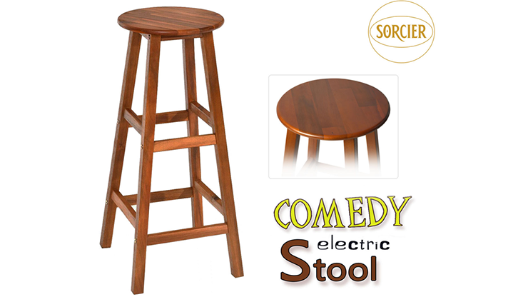 (image for) Comedy Electric Stool (Wood) by Sorcier Magic - Trick - Click Image to Close