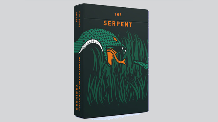(image for) The Serpent (Green) Playing Cards - Click Image to Close