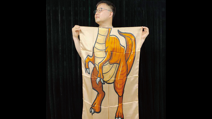 (image for) Character Silk (Dinosaur) 35 X 43 by JL Magic - Trick - Click Image to Close