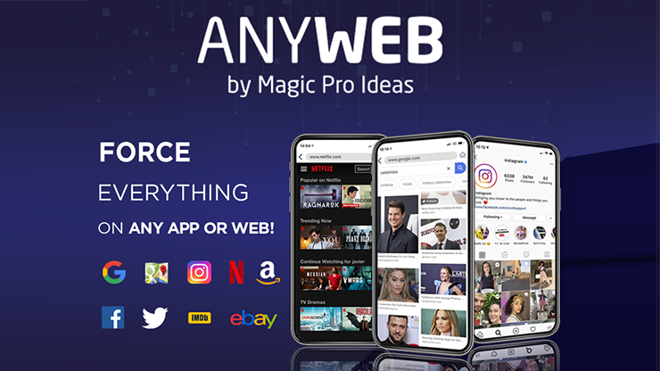 (image for) AnyWeb by Magic Pro Ideas - Trick - Click Image to Close