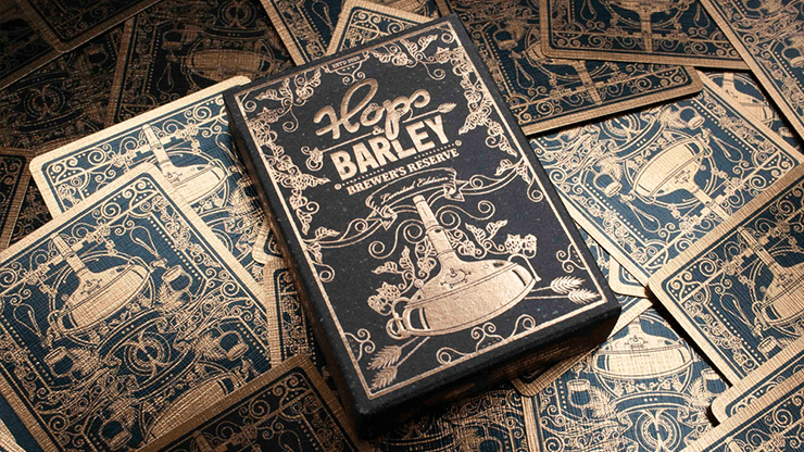(image for) Hops & Barley (Copper) Playing Cards by JOCU Playing Cards - Click Image to Close