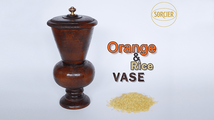 (image for) Orange and Rice Vase by Sorcier Magic - Click Image to Close