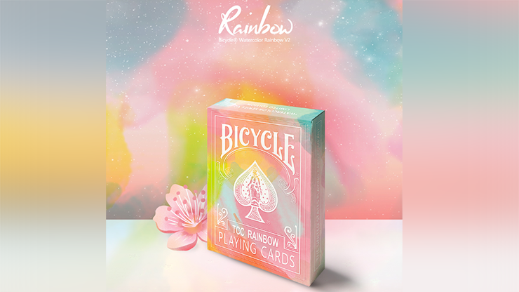 (image for) Bicycle Rainbow (Peach) Playing Cards by TCC - Click Image to Close