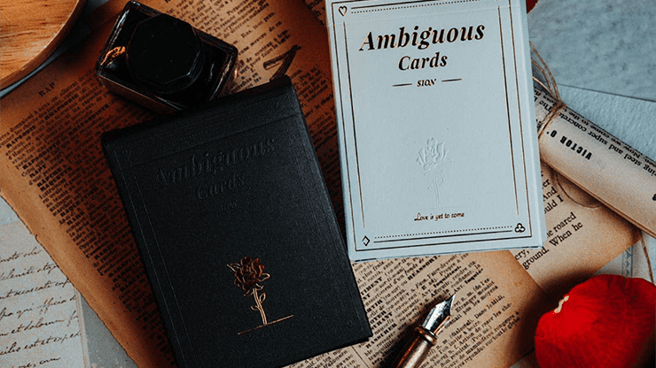 (image for) Ambiguous (Black) Playing Cards - Click Image to Close