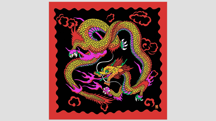 (image for) Rice Picture Silk 36" (Imperial Dragon) by Silk King Studios - Trick - Click Image to Close