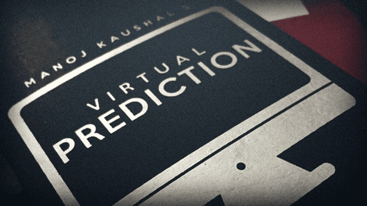 (image for) VIRTUAL PREDICTION (Gimmick and Online Instructions) by Manoj Kaushal - Trick - Click Image to Close